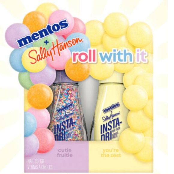 PERFECT FOR SPRING & EASTER! Sally Hansen Insta-Dri x Mentos Nail Polish - Picture 1 of 1